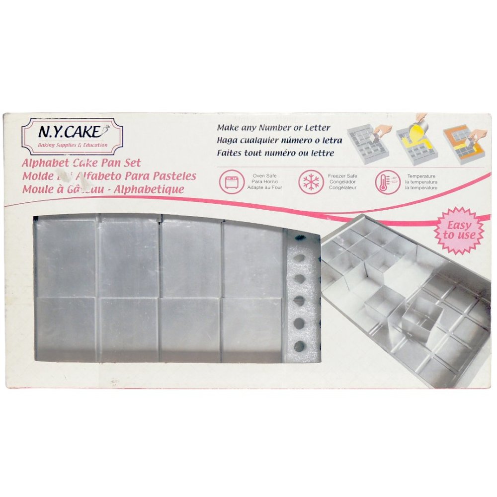 Cake Alphabet and Numbers Cake Pan Set